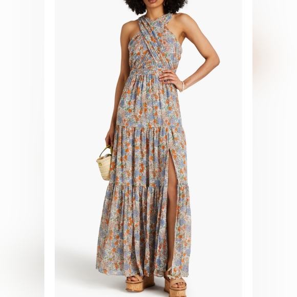 Veronica Beard Multicolor Floral Maxi Dress - Picture 5 of 8